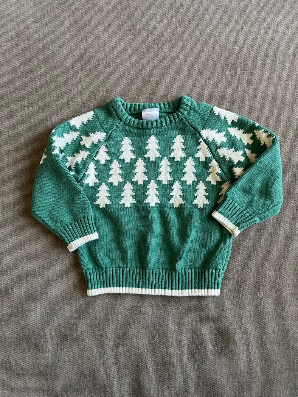 Hanna Andersson/Green Holiday Tree Sweater